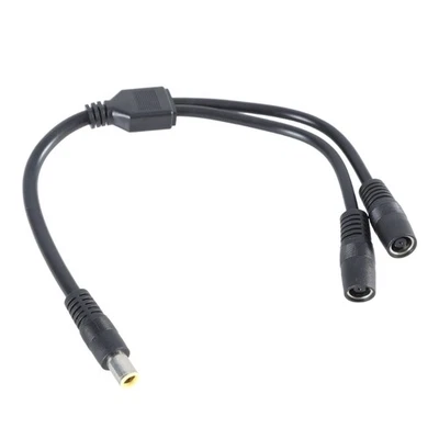 DC7909 Y Splitter Adapter Line 7.9x0.9mm 1 Male to 2 Female Power Cord 7.9x5.5mm - Image 1 of 4