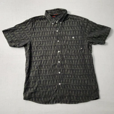 Mountain Hardwear Mount Adams Short-Sleeve  Button Down Shirt - Men's Sz L Gray - Image 1 of 4