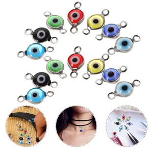 70 Pcs Devil's Eye Pendant Miss Bracelet Connector Bead DIY Charms Pendants - Picture 1 of 20