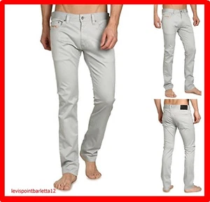 pantaloni a jeans diesel thanaz-a slim skinny stretch uomo estivi W 32 34 36 38 - Picture 1 of 9