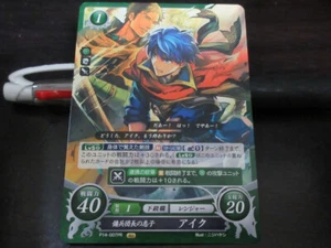 Fire Emblem Card 0 Cipher P14-007PR Ike Path of Radiance Japanese - Picture 1 of 2