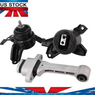Engine, Trans & Torque Strut Mount 3PCS. 12-16 for Hyundai Azera/ Kia Cadenza Foto 1 de 4