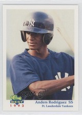 1992 Classic Best Ft Lauderdale Yankees Andres Rodriguez #5