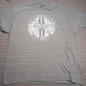 Ford Mustang Grafik T Shirt Herren 2XL grau kurzarm gebraucht - Bild 1 von 8