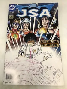DC Comics JSA Stealing Thunder! #37 Aug. 2002 - Picture 1 of 5