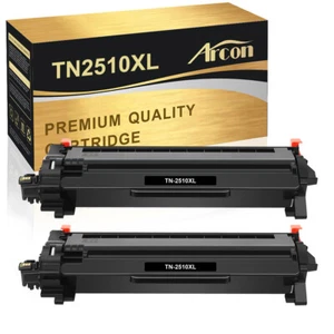 2 XXL Toner kompatibler für Brother Schwarz TN 2510XL MFC L2835DW MFC L2860DW - Photo 1/9