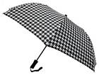 Storm Duds Classic 42 inch Automatic Folding Umbrella With Houndstooth Design