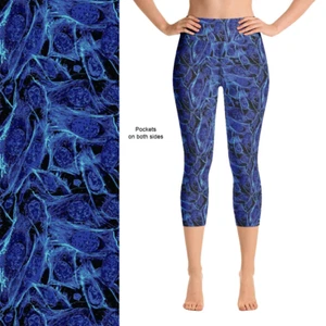 Electric Blue Capri Leggings - Bild 1 von 11