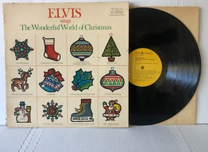 Elvis Presley ELVIS SINGS THE WONDERFUL WORLD OF CHRISTMAS 1976 RCA VG/VG - Picture 1 of 5
