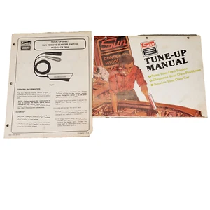 Sun Consumer Products 1976 afinación manual y remoto interruptor de arranque hoja de conexión - Imagen 1 de 8