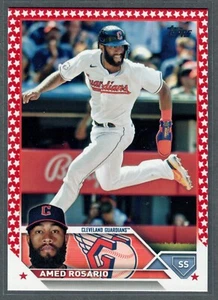 2023 Topps Series 2 Amed Rosario Independence Day #/76 Guardians SP - Imagen 1 de 2
