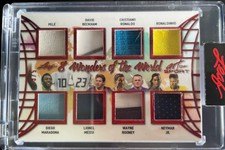 2021 Leaf Art of Sport 8 Wonders of the World 5/6 Pelé Maradona Messi Ronaldo