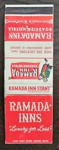 Ramada Inns "Matchcover" - Picture 1 of 2