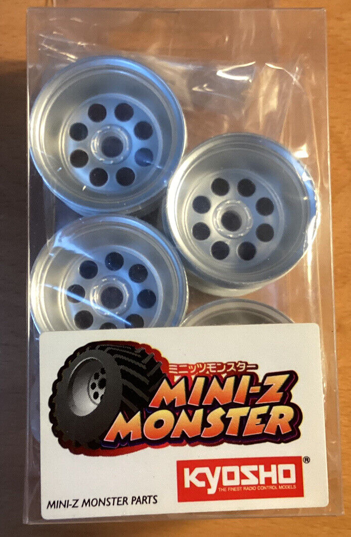 Kyosho MMH01AM Wheel Set ( Aluminum Type) For Mini-Z Monster | eBay