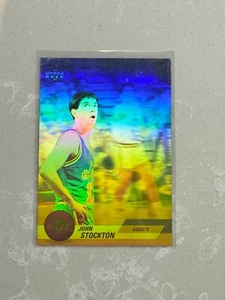 1992-93 Upper Deck John Stockton Award Winner Hologram #AW8 Utah Jazz CLASSIC! - Picture 1 of 2