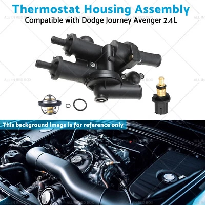 Thermostat Housing Assembly Suitable for 09-20 2.4L Dodge Journey Avenger - image 1 of 4