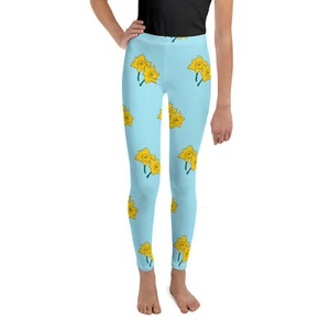 Youth Leggings Spring Daffodils ages 8 to 20 - Picture 1 of 33