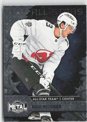 2020-21 SkyBox Metal Universe #193 Nico Hischier - Image 1 of 2