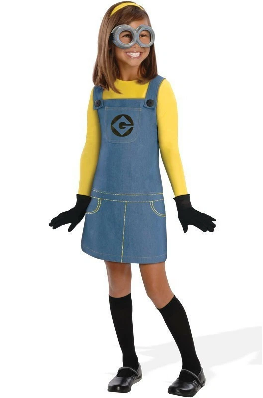 Despicable Me 2 Disfraz femenino de MINION para niñas Talla 4-6 S Nuevo Halloween para niños 4 6 Foto 1 de 1