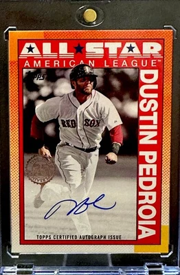 DUSTIN PEDROIA 2025 TOPPS 系列 2 1990 TOPPS 全明星亲笔签名 #90AS-DP — 第 1/4 张图片