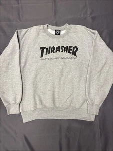 Felpa uomo Thrasher vintage grande logo taglia M - Foto 1 di 8