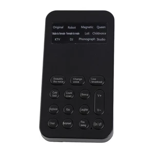 Voice Changer Multifunction 12 Sound Effects Fine Tuning Function NEW - Afbeelding 1 van 12