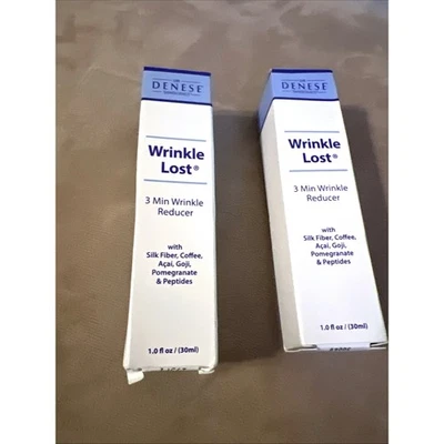 Lot Of 2 Brand New In Box Dr. Denese Wrinkle Lost 3 Minute Reducer 1oz Boxes - Image 1 of 4
