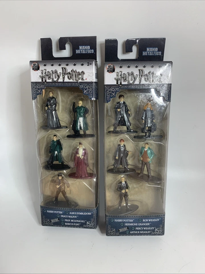 2018 Harry Potter Nano Metalfigs Set a Diecast Figures VHTF Collectible Jada 5pc