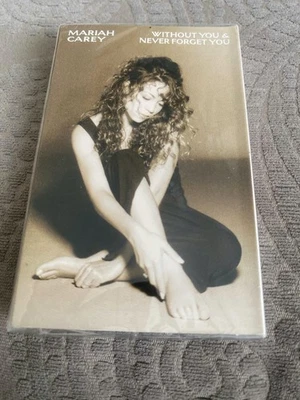 SEALED MARIAH CAREY WITHOUT YOU & NEVER FORGET YOU CASSETTE SINGLE RARE! - Image 1 of 4