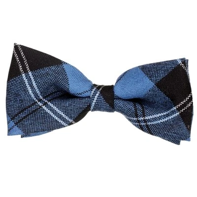 Scottish Made Kilt 100% Pure New Wool Ramsay Blue Ancient Tartan Elastic Bow Tie - Image 1 of 2
