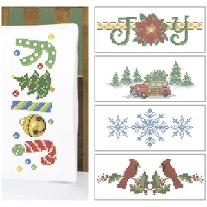 Pairs Set Stamped Cross Stitch - Picture 1 of 1