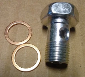 89-98 240sx Ka24de Power Steering Banjo Bolt Pump Line Screw Fits Nissan S13 S14 - Picture 1 of 2