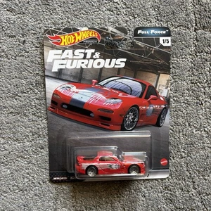 Hot Wheels Premium Fast & Furious Full Force 95 Mazda RX-7 NEW Mattel 1/5 1:64 - Picture 1 of 7