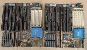 2x ASUS ISA-486SV2486 Socket 2 486 AT motherboard (Battery Corrosion) Faulty - Photo 1/5