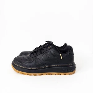 Nike Air Force 1 Low Luxe Black Gum UK 9 DB4109-001 Lace Up Trainers Sneakers - Picture 1 of 18
