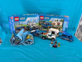 Lego City sets 60117 Van Caravan & 60081 Tow Truck Complete with Boxes