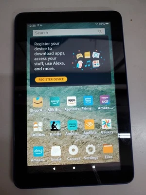 Tablet Amazon Fire HD 8 12ª generación probada limpia restablecida AZUL Foto 1 de 2