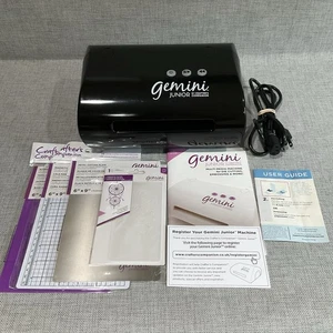 Crafter's Companion Gemini Junior Electric Embossing Cutting Machine Bundle Blck - Picture 1 of 11