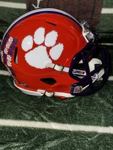 Clemson Tiger CONCEPT CREATION CUSTOM MINI Football Helmet - Picture 1 of 7
