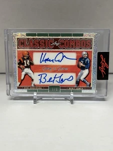 2025 LEAF GLORY OF THE GAME KEN ANDERSON/BERT JONES DUAL AUTO 1/6 - Picture 1 of 5