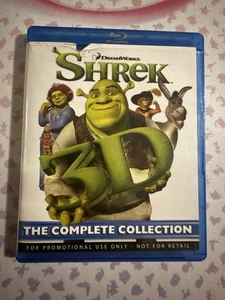 Shrek 3D The Complete Collection Blu Ray 2010 4-Disc Set Promotional Copy - Picture 1 of 5