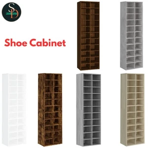 Shoe Cabinet Engineered Wood Shoe Organiser Stand Rack Shoe Shelf Rack vidaXL - Picture 1 of 31