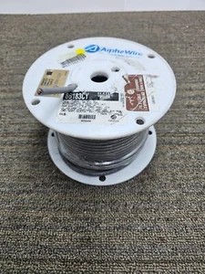 Alpha Wire 100FT Multi-Conductor Cable Slate 18 AWG/3C Spool Slate 86183CY - Picture 1 of 8