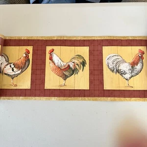 Brownstone Wallpaper Border Farming Farm Country Barnyard Chickens Cottage - Picture 1 of 6