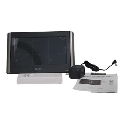 La Crosse Technology C85845 Wireless Weather Forecast Station w/ Sensor Black - Image 1 of 4