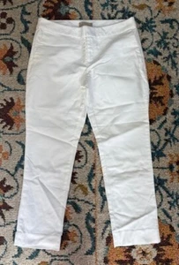 BANANA REPUBLIC - HAMPTON FIT SLIM CAPRIHOSE - WEISS - GRÖSSE 8 - Bild 1 von 9