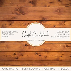 Woodgrain Pattern Scrapbooking Journaling Card Making A4 300gsm Craft Cardstock - Picture 1 of 4