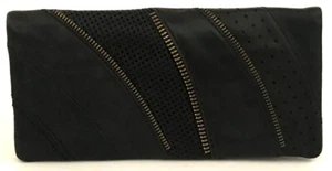 MIMCO ZIPPED LADY LEATHER WALLET IN BLACK BNWT RRP$169 - Picture 1 of 5