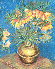 H. J. Winnall after Van Gogh - 2000 Huile, Fritillaires Impériaux Dans Un Vas...