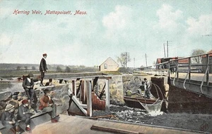 # K1266 MATTAPOISETT, MA. POSTAL, HERRING WEIR - Imagen 1 de 2